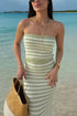 'Azura' Tube Top and Skirt Sweater Set - Celes Fashion